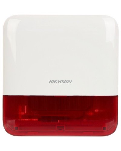 DS-PS1-E-WE Red Indicator. Оповещатель свето-звуковой радиоканальный уличный. AX PRO Hikvision в Обнинске