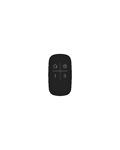 DS-PKF1-WE (цв. черный). Брелок 4-х кнопочный с обратной связью. AX PRO Hikvision в Обнинске