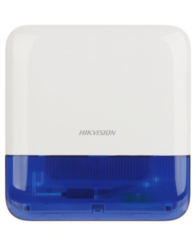 DS-PS1-E-WE Blue Indicator. Оповещатель свето-звуковой радиоканальный уличный. AX PRO Hikvision в Обнинске