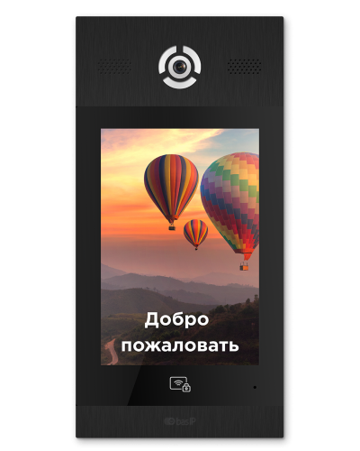 AA-14FB BLACK. Вызывная панель подъездного IP-домофона. BAS-IP в Обнинске