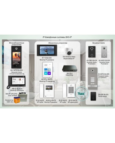 ДМФ-004. IP-домофонные системы BAS-IP. BAS-IP в Обнинске