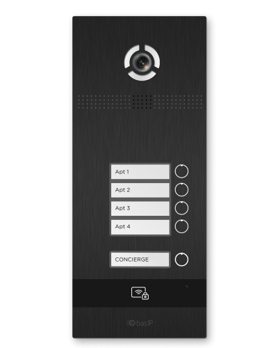 BI-04FB BLACK. Вызывная панель IP-домофона. BAS-IP в Обнинске