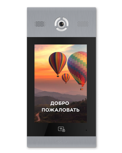 AA-14FB SILVER. Вызывная панель подъездного IP-домофона. BAS-IP в Обнинске