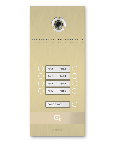 BI-08FB GOLD. Вызывная панель IP-домофона. BAS-IP в Обнинске