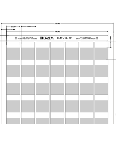 ELAT-18-361-2.5 (уп. 2500 шт.): Этикетка в Обнинске
