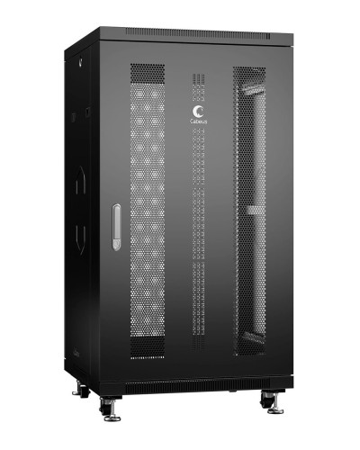 ND-05C-22U60/80-BK (8563c). Шкаф телекоммуникационный 19 напольный 22U. CABEUS в Обнинске