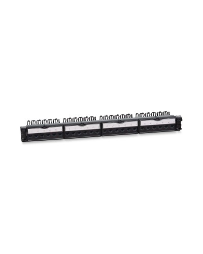 PL-24-KJ-RJ45-Cat.6a-180T (11832c): Патч-панель 19" (1U), 24 порта RJ-45, категория 6a, с задним кабельным организатором в Обнинске