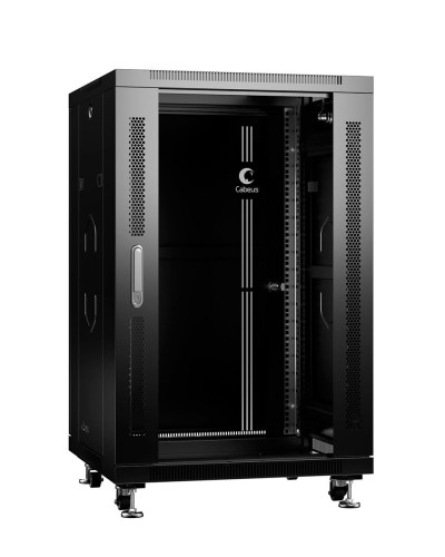 SH-05C-18U60/100-BK (8539c). Шкаф телекоммуникационный 19 напольный 18U. CABEUS в Обнинске