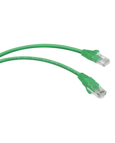 PC-UTP-RJ45-Cat.6-0.3m-GN (8682c), зелёный. Патч-корд медный. CABEUS в Обнинске