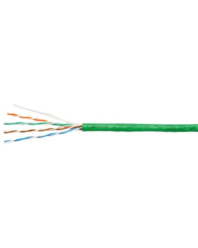 UTP-4P-Cat.5e-SOLID-LSLTx-GN (10990c). Кабель «витая пара» (LAN) для структурированных систем связи. CABEUS в Обнинске