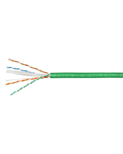 UTP-4P-Cat.6-SOLID-LSLTx-GN (11139c). Кабель «витая пара» (LAN) для структурированных систем связи. CABEUS в Обнинске