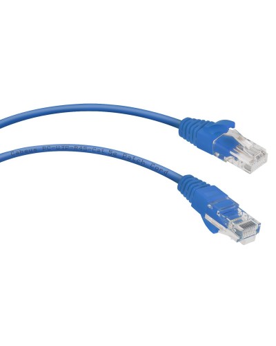 PC-UTP-RJ45-Cat.5e-0.3m-BL (7662c), синий. Патч-корд медный. CABEUS в Обнинске