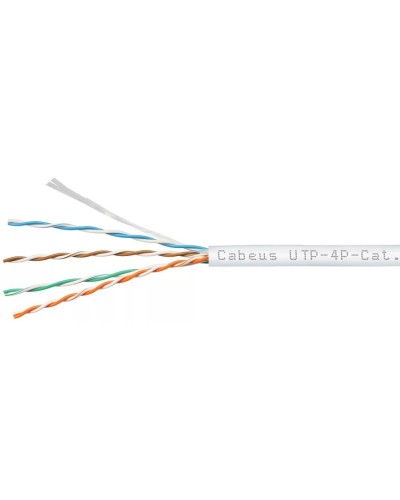 UTP-4P-Cat.5e-SOLID-LSZH-GY (9776c). Кабель «витая пара» (LAN) для структурированных систем связи. CABEUS в Обнинске