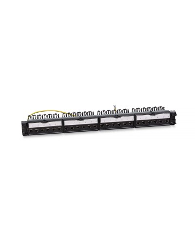 PL-24-KJ-RJ45-Cat.6-SH-180T (11833c): Патч-панель 19" (1U), 24 порта RJ-45, категория 6, полностью экранированная в Обнинске
