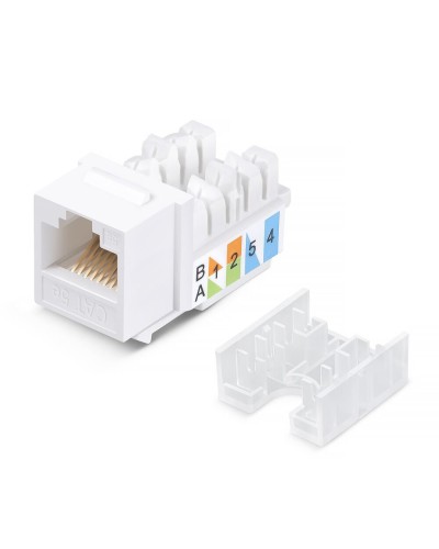 KJ-RJ45-Cat.5e-90-SW (10100c): Вставка Keystone Jack RJ-46 в Обнинске