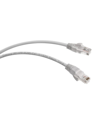 PC-UTP-RJ45-Cat.6-10m-LSZH (9594c), серый. Патч-корд медный. CABEUS в Обнинске