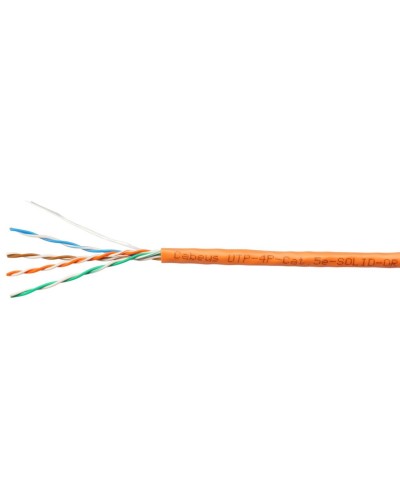 UTP-4P-Cat.5e-SOLID-LSZH-OR-LIGHT-100 (10993c-5). Кабель «витая пара» (LAN) для структурированных систем связи. CABEUS в Обнинске