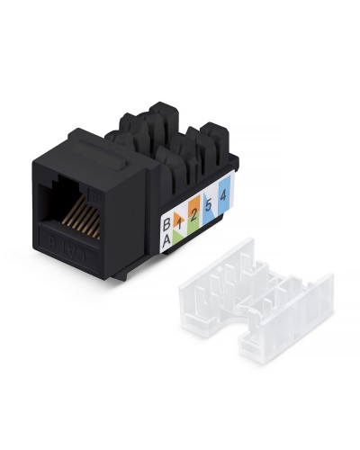 KJ-RJ45-Cat.6-90-SW-BK (10102c). Вставка Keystone Jack RJ-48. CABEUS в Обнинске