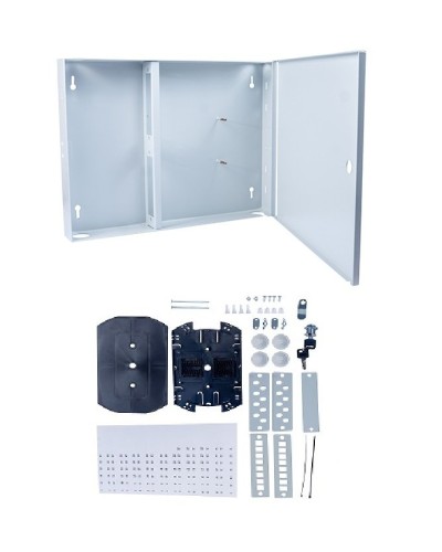 FO-WL-16-SC/2LC/FC/ST-FP-K (12302c). Бокс оптический настенный. CABEUS в Обнинске