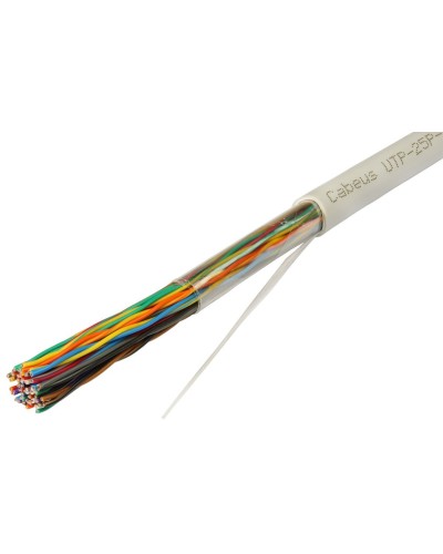 UTP-25P-Cat.3-IN (7279c). Кабель «витая пара» (LAN) для структурированных систем связи. CABEUS в Обнинске