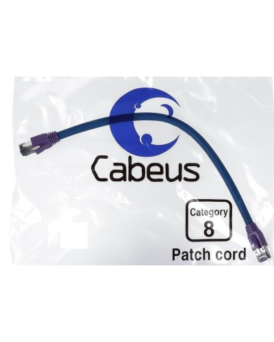 PC-SSTP-RJ45-Cat.8-3m-LSZH (9704c), серый. Патч-корд медный. CABEUS в Обнинске