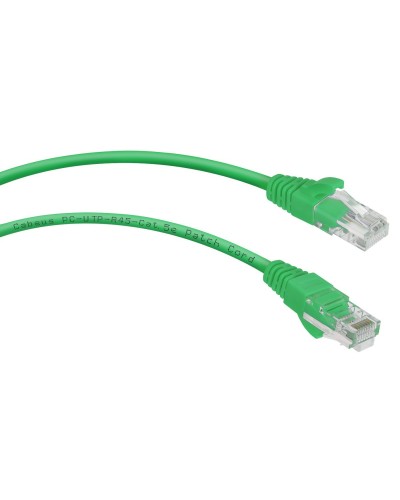PC-UTP-RJ45-Cat.5e-0.5m-GN (7667c), зелёный. Патч-корд медный. CABEUS в Обнинске