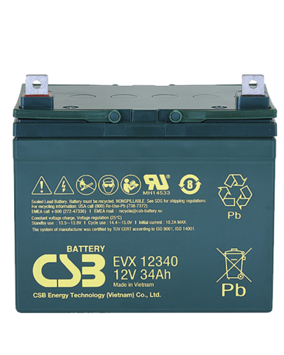 CSB EVX 12340. Аккумулятор герметичный свинцово-кислотный. CSB в Обнинске