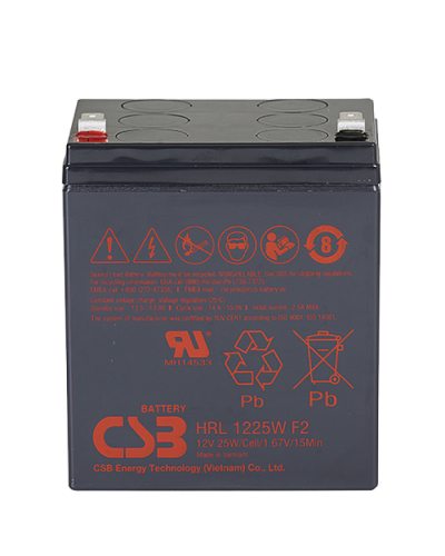 CSB HRL 1225W. Аккумулятор герметичный свинцово-кислотный. CSB в Обнинске