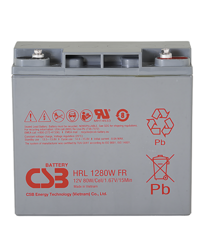 CSB HRL 1280W FR. Аккумулятор герметичный свинцово-кислотный. CSB в Обнинске