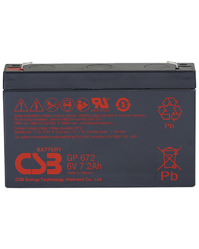 CSB GP 672. Аккумулятор герметичный свинцово-кислотный. CSB в Обнинске