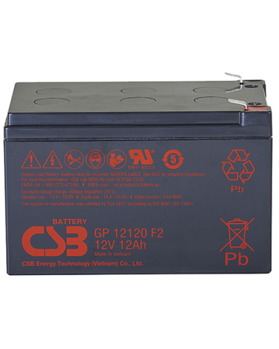 CSB GP 12120. Аккумулятор герметичный свинцово-кислотный. CSB в Обнинске