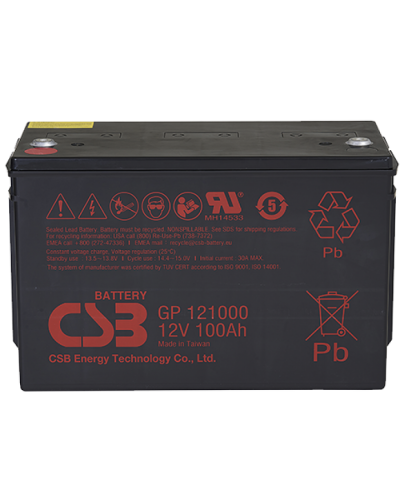 CSB GP 121000. Аккумулятор герметичный свинцово-кислотный. CSB в Обнинске