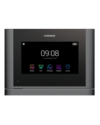 CDV-704MF (темное серебро) Black Smog. Монитор видеодомофона цветной. Commax в Обнинске