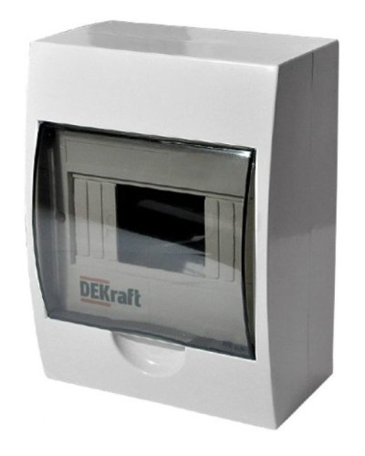 ЩРН-П-8 IP41 настенный (31010DEK). Щиток модульный с прозрачной дверцей. DEKraft в Обнинске
