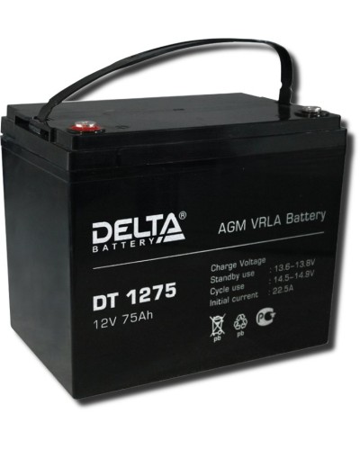 Delta DT 1275. Аккумулятор герметичный свинцово-кислотный. Delta в Обнинске