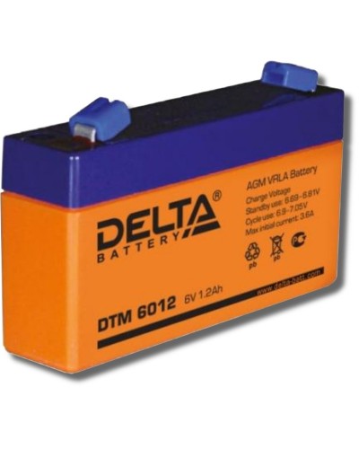 Delta DTM 6012. Аккумулятор герметичный свинцово-кислотный. Delta в Обнинске