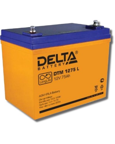 Delta DTM 1275 L. Аккумулятор герметичный свинцово-кислотный. Delta в Обнинске
