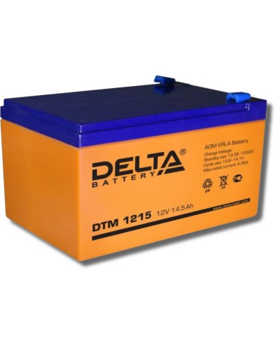 Delta DTM 1215. Аккумулятор герметичный свинцово-кислотный. Delta в Обнинске