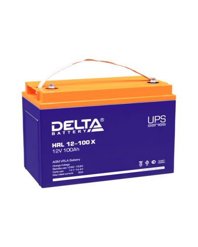 Delta HRL 12-100 X. Аккумулятор герметичный свинцово-кислотный. Delta в Обнинске