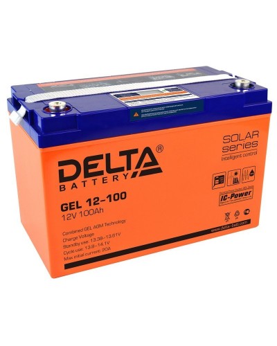 Delta GEL 12-100. Аккумулятор герметичный свинцово-кислотный. Delta в Обнинске