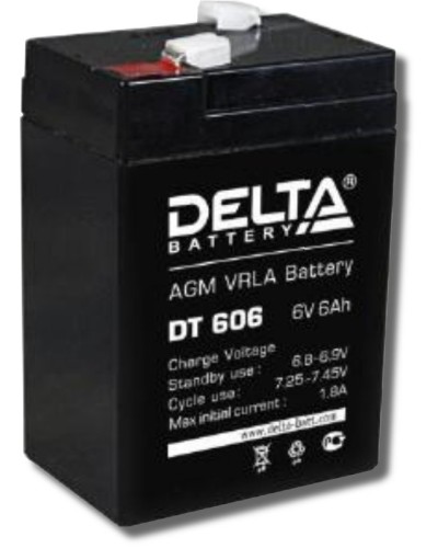 Delta DT 606. Аккумулятор герметичный свинцово-кислотный. Delta в Обнинске