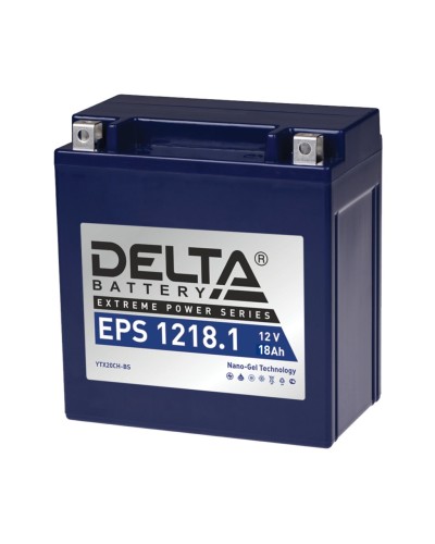 Delta EPS 1218.1. Аккумулятор герметичный свинцово-кислотный стартерный. Delta в Обнинске