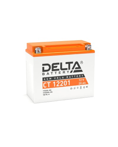 Delta CT 12201. Аккумулятор герметичный свинцово-кислотный стартерный. Delta в Обнинске