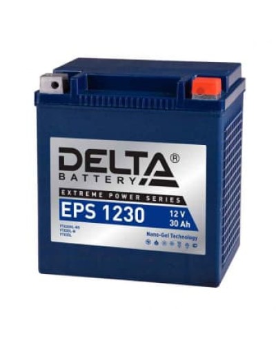 Delta EPS 1230. Аккумулятор герметичный свинцово-кислотный стартерный. Delta в Обнинске