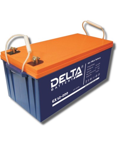 Delta GX 12-200. Аккумулятор герметичный свинцово-кислотный. Delta в Обнинске