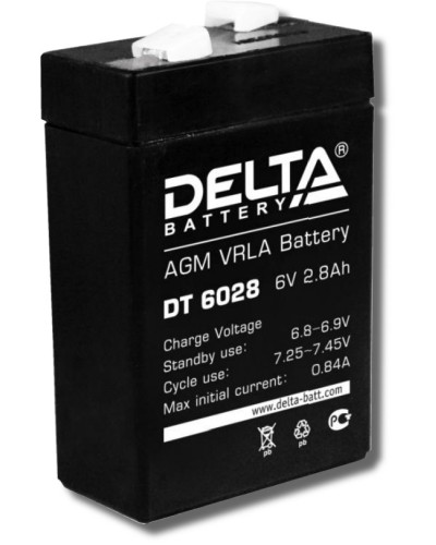 Delta DT 6028. Аккумулятор герметичный свинцово-кислотный. Delta в Обнинске