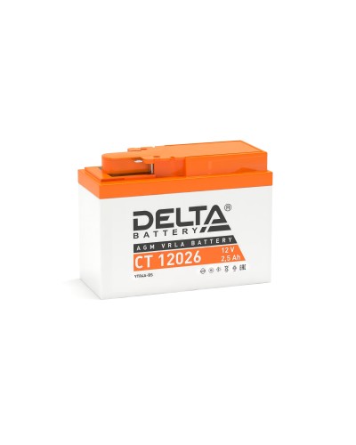 Delta CT 12026. Аккумулятор герметичный свинцово-кислотный стартерный. Delta в Обнинске