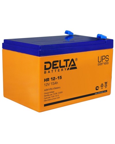 Delta HR 12-15. Аккумулятор герметичный свинцово-кислотный. Delta в Обнинске