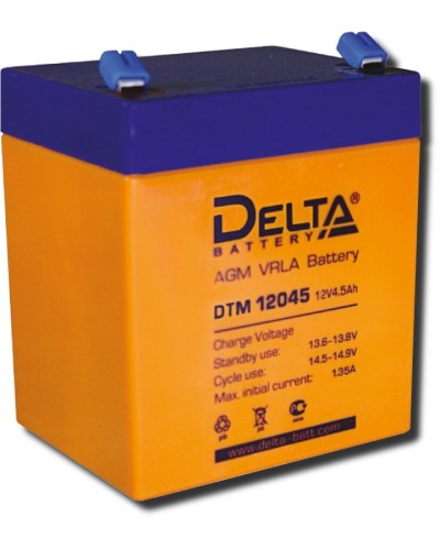 Delta DTM 12045. Аккумулятор герметичный свинцово-кислотный. Delta в Обнинске