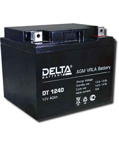 Delta DT 1240. Аккумулятор герметичный свинцово-кислотный. Delta в Обнинске